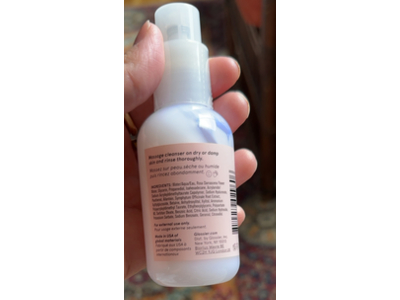 Glossier Conditioning Face Wash Cleanser, Milky Jelly, 2 fl oz/60 mL