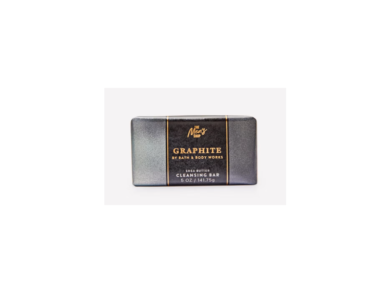 Bath & Body Works Shea Butter Cleansing Bar, Graphite, 5 oz/141.75 g