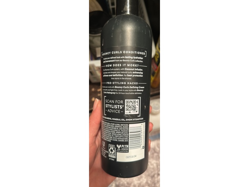 TRESemmé Bouncy Curls Conditioner, Coconut Infusion, 16.5 fl oz/488 mL