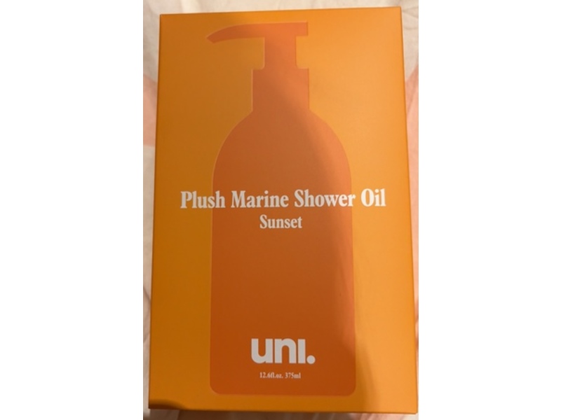 Uni Plush Marine Shower Oil, Ischia Sunset, 12.6 fl oz/375 mL