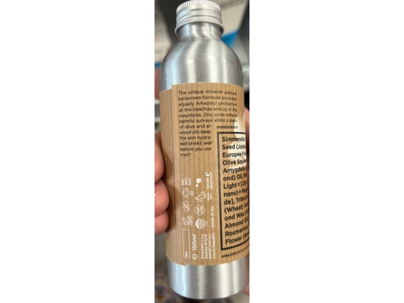 Amazinc! Mineral Sun Screen, SPF 30+, 150 mL