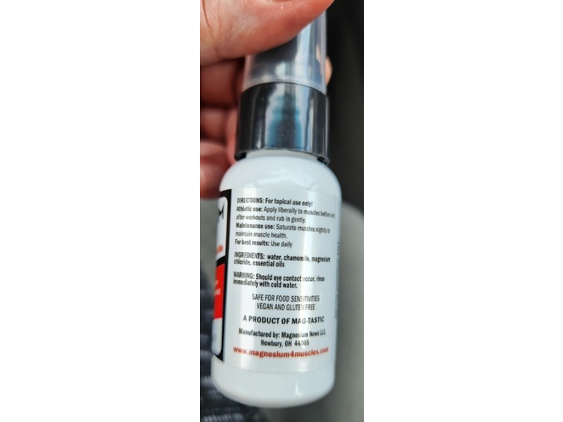 Magnesium 4 Muscles Topical Supplement, Essential Oils, 1 fl oz