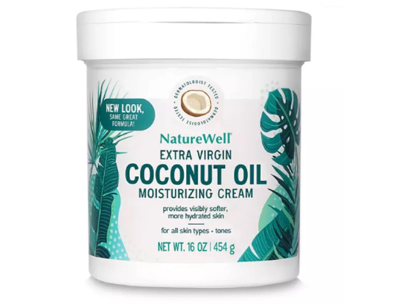 Naturewell Extra Virgin Moisturizing Cream, Coconut Oil, 16 oz/454 g