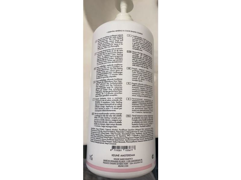 Keune Care Color Brillianz Conditioner, 33.8 fl oz/1000 mL