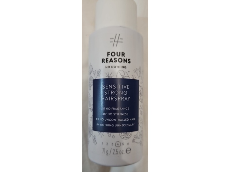 Four Reasons No Nothing Sensitive Strong Hairspray, 2.5 oz/71 g