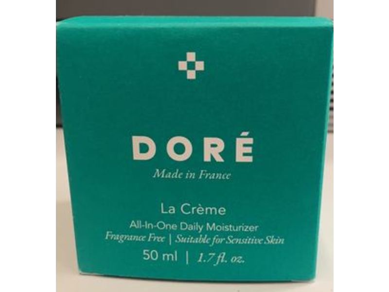 Dore All-In-One Daily Moisturizer, Fragrance Free, 1.7 fl oz/50 mL