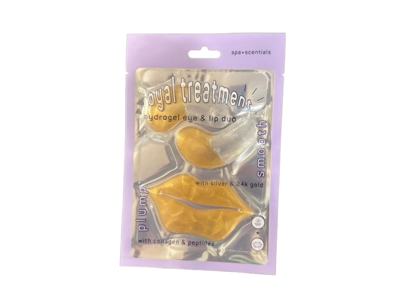Royal Treatment Hydrogel Eye & Lip Duo, Silver & 24k Gold