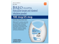 BREO Ellipta (fluticasone furoate 100 mcg and vilanterol 25 mcg inhalation powder), GlaxoSmithKline (RX) - thumbnail 1