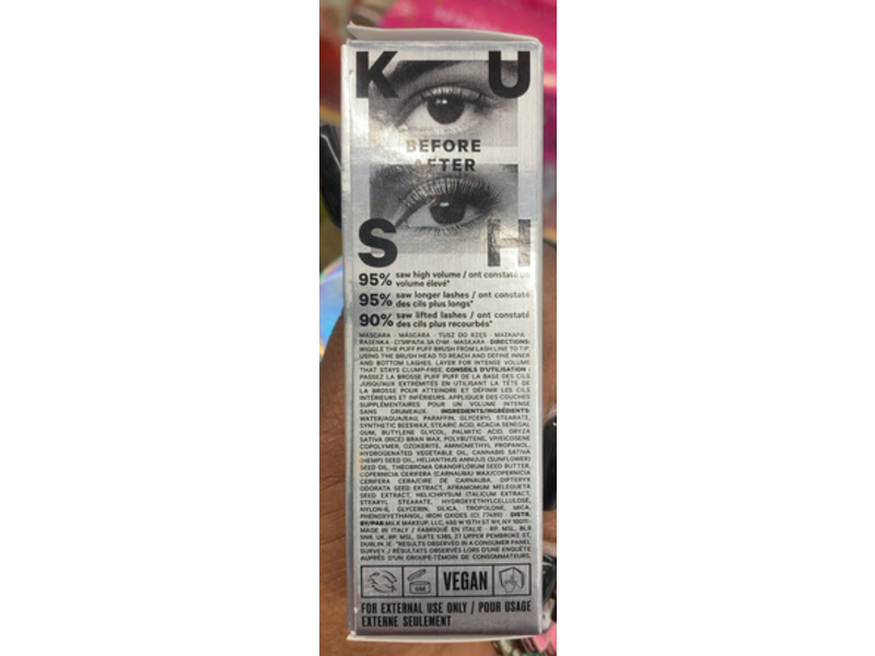 Milk Makeup Kush Volumizing Mascara, Blackest Black, 0.13 oz/4 mL