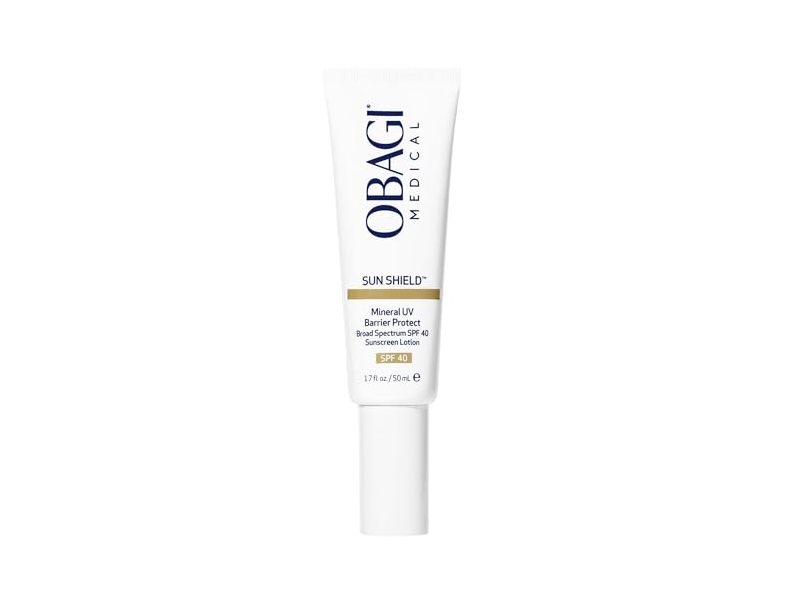 Obagi Sun Shield Mineral UV Barrier Protect Sunscreen Lotion, SPF 40, 1.7 fl oz/50 mL