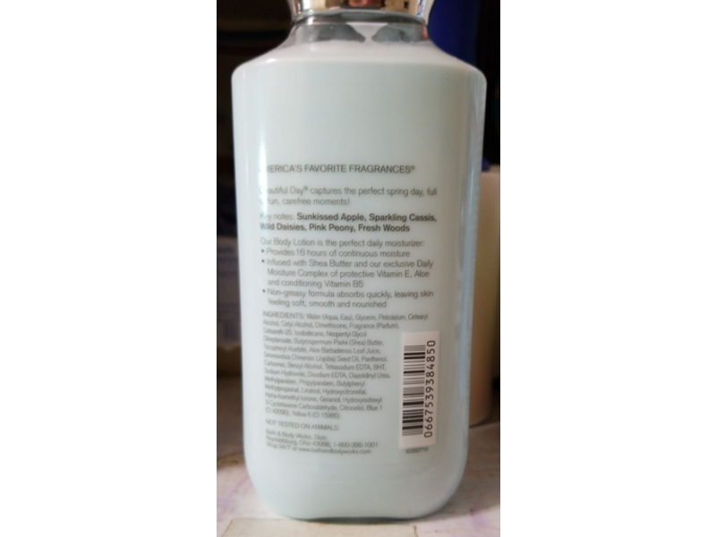 Bath & Body Works Beautiful Day Body Lotion, 8 fl oz/236 mL