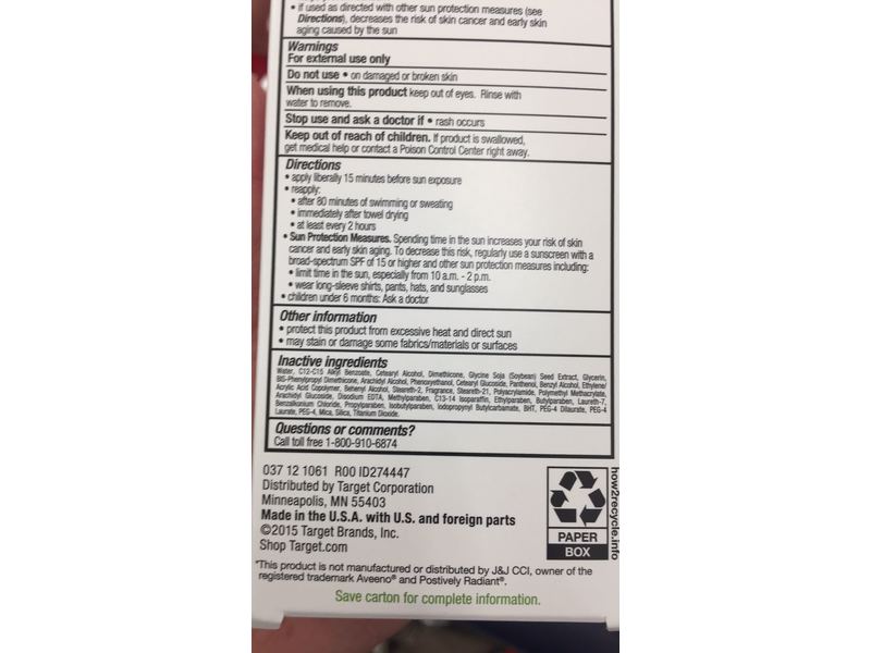 Up & Up Illuminating Daily Moisturizer With Sunscreen, SPF 15, 4 fl oz/118.3 mL