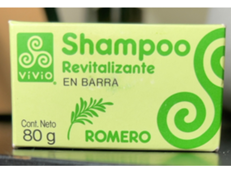 Vivio Revitalizing Shampoo, Rosemary, 80 g