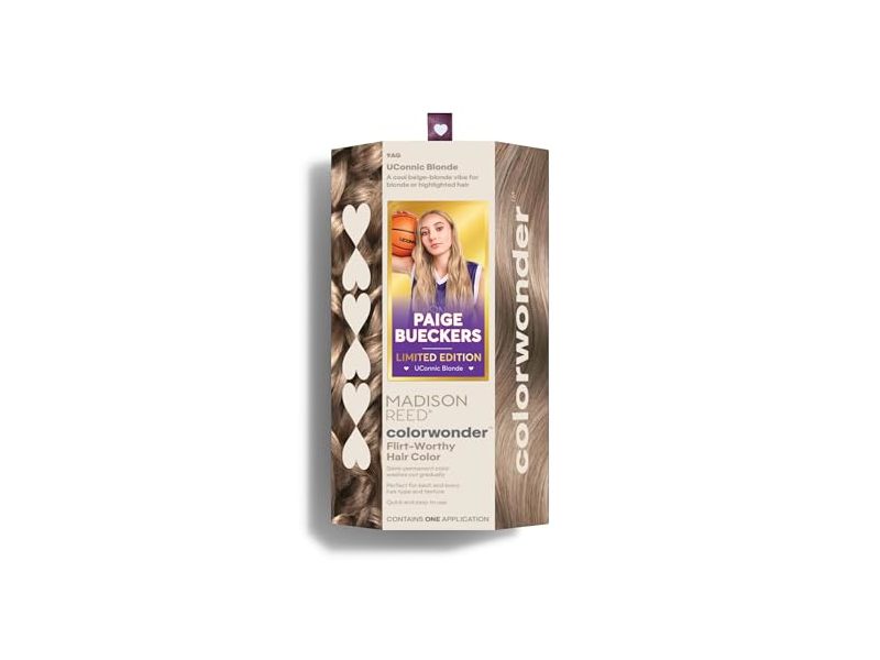 Madison Reed Colorwonder Flirt Worthy Demi-Permanent Hair Color, 9Ag Uconnic Blonde, 1 Application