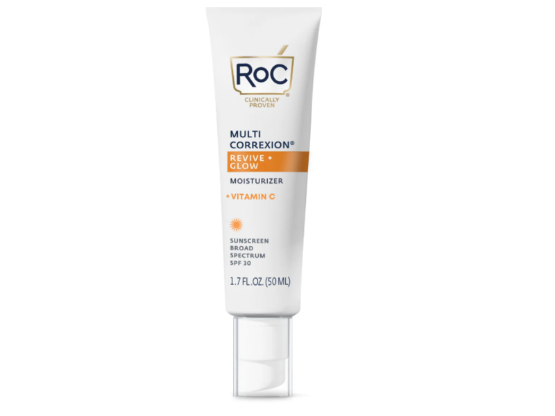 Roc Multi Correxion Revive + Glow Moisturizer, Vitamin C SPF 30, 1.7 fl oz/50 mL