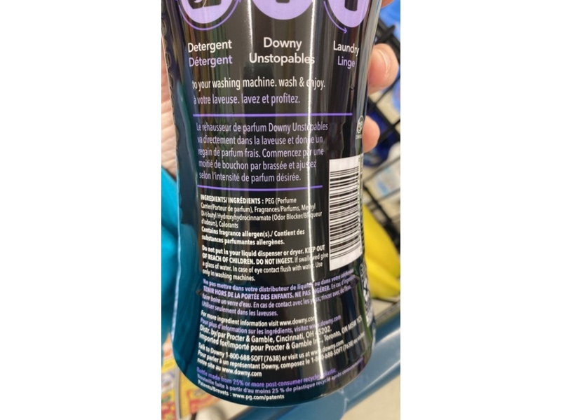 Downy Un Stopable In Wash Scent Booster, Lush, 12.2 oz/345 g