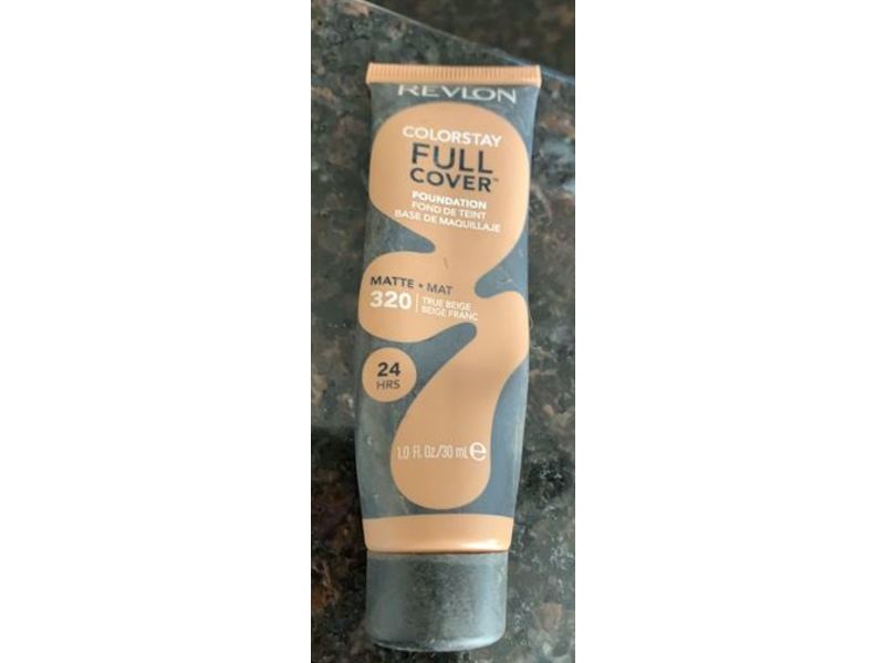 Revlon Colorstay Full Cover Foundation, 320 True Beige, 1.0 fl oz/30 mL