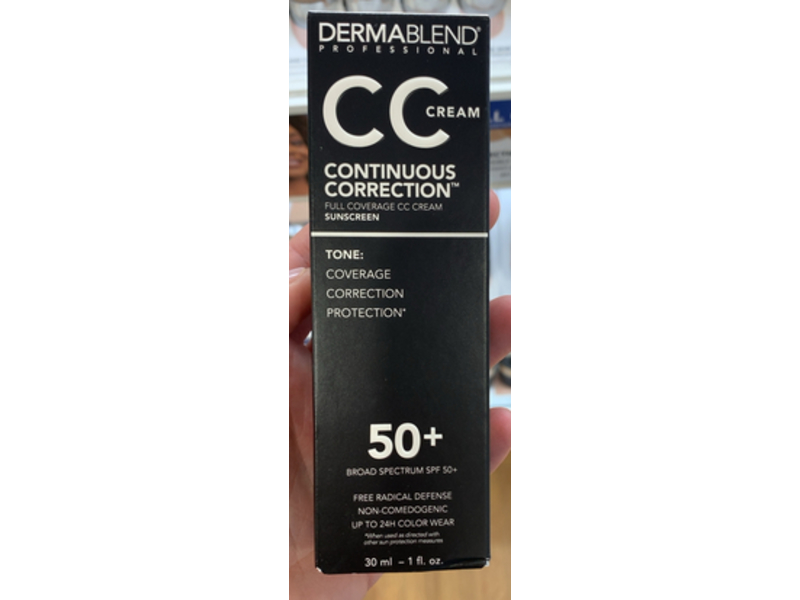 Dermablend Continuous Correction Cc Cream, SPF 50+, 10N Fair, 1 fl oz/30 mL