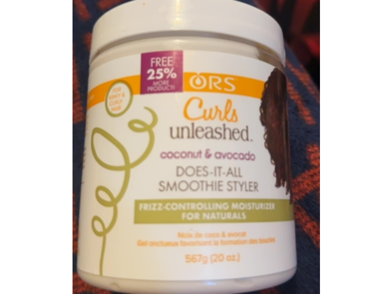 ORS Curls Unleashed Coconut & Avocado Does It All Smoothie Styler, 20 oz/567 g