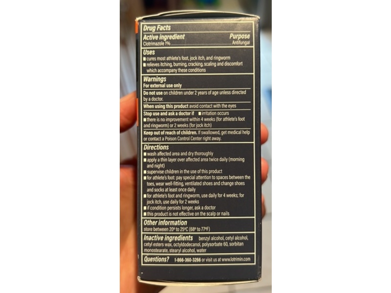 Lotrimin AF Cream for Athlete's Foot, 0.53 oz/15 g