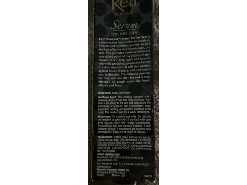 Keri Renewal Dry Skin Serum, 4 oz/113 g