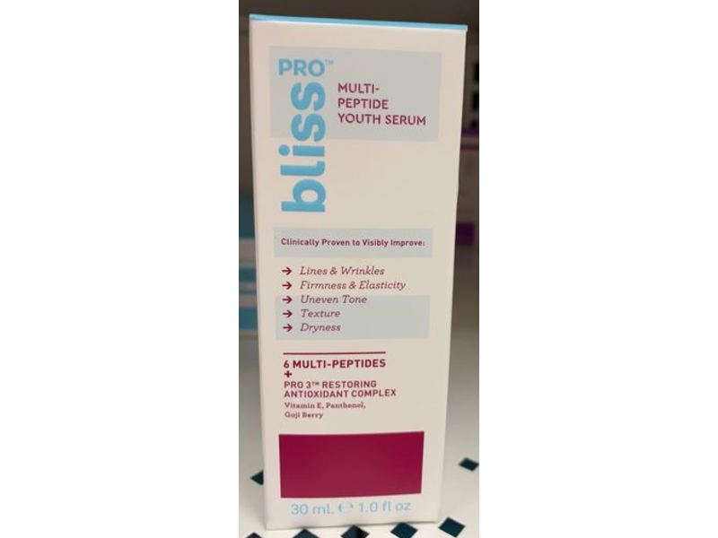 Bliss Pro Multi-Peptide Youth Face Serum,1 fl oz/30 mL