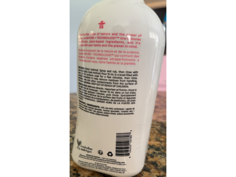 Attitude Hypoallergenic Fruit and Vegetable Wash, 27.1 fl oz/800 mL