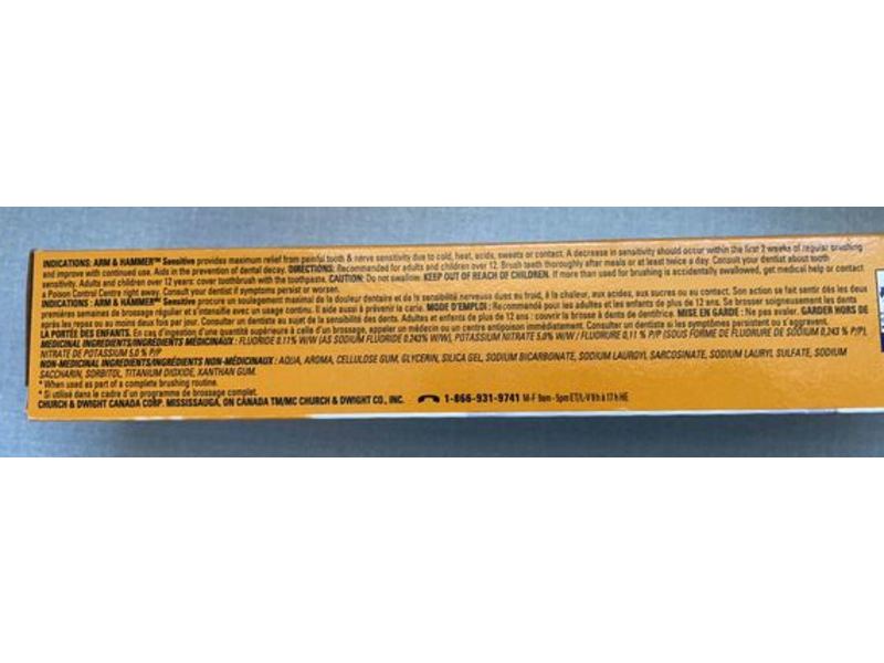 Arm & Hammer Sensitive Protection Complete Paste, 120 mL