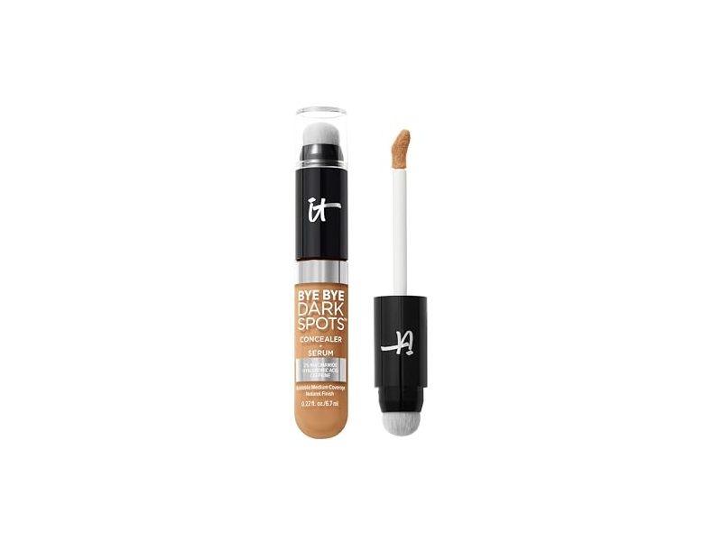 It Cosmetics Bye Bye Dark Spots Concealer + Serum, 32 Medium Warm, 0.22 fl oz/6.7 mL
