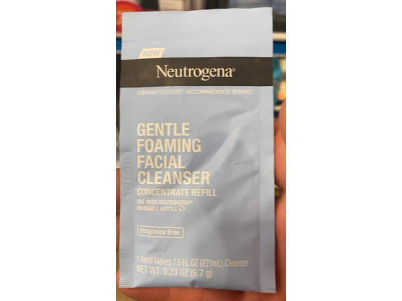 Neutrogena Gentle Foaming Facial Cleanser, 7.5 fl oz/221 mL