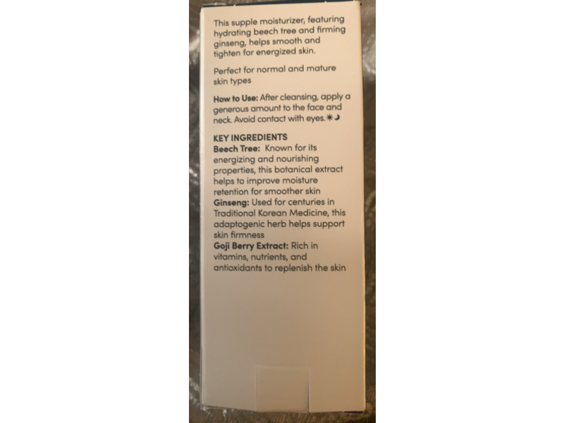 Naturopathica Replenishing Moisturizer, Beech Tree & Ginseng, 1.7 fl oz/50 mL