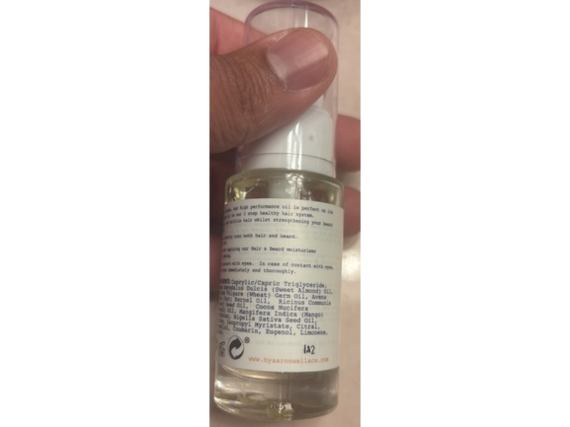 Aaron Wallace Hair & Beard Oil, 1 fl oz/30 mL