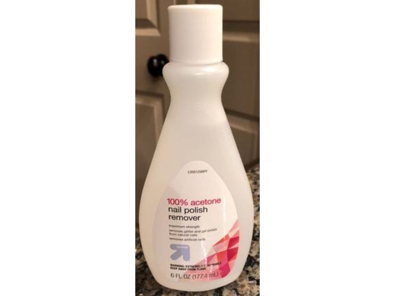 Up & Up 100% Acetone Nail Polish Remover, 6 fl oz / 177.4 mL