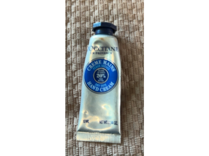 L'Occitane En Provence Shea Hand Cream, Dry Skin, 0.34 oz/10 mL
