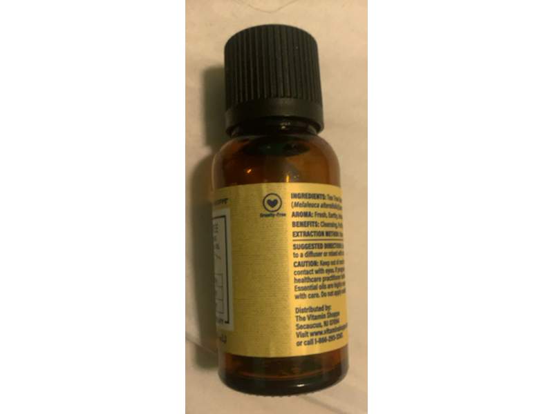The Vitamin Shoppe Tea Tree Pure Essential Oil, 1 fl oz/30 mL