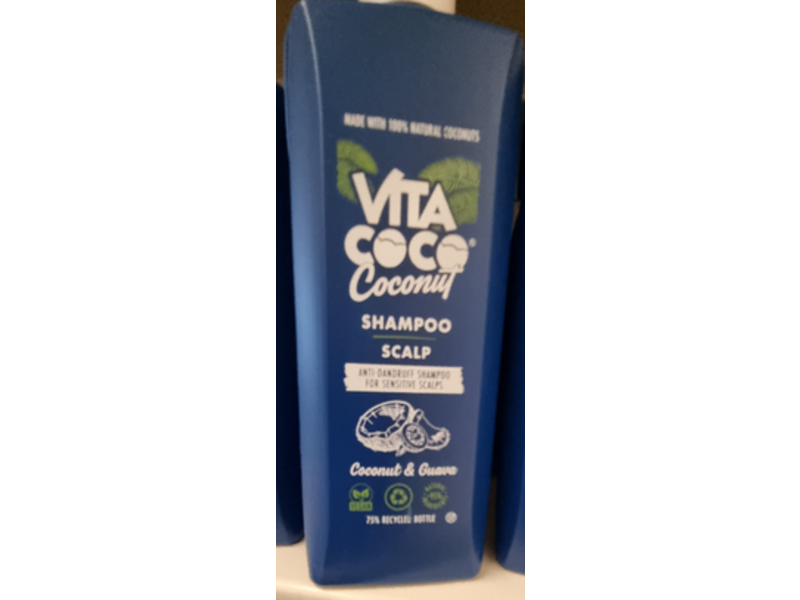 Vita Coco Anti-Dandruff Shampoo, Coconut & Guava, 400 mL