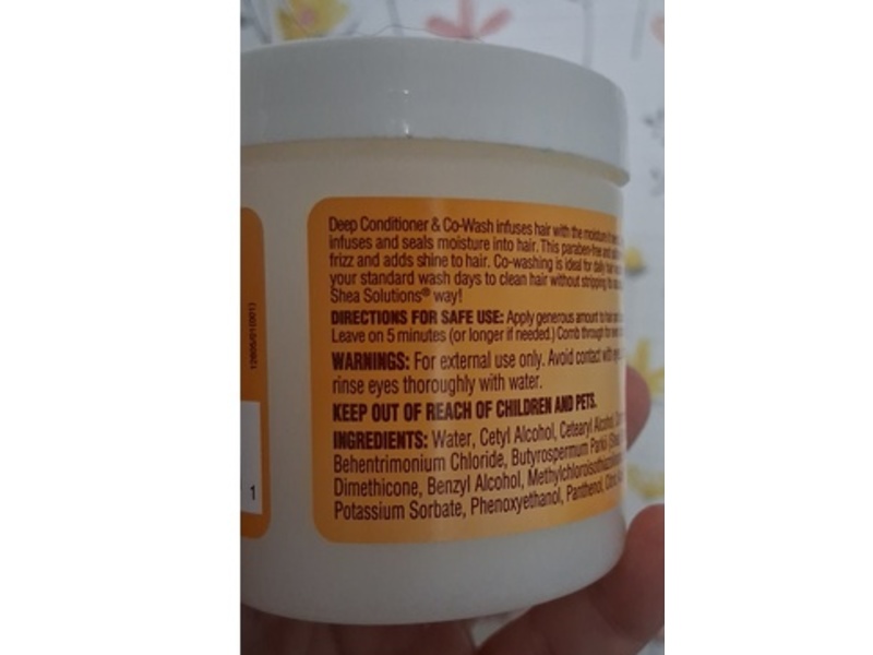 Shea Solutions Deep Conditioner Wash, 6 oz/170 g