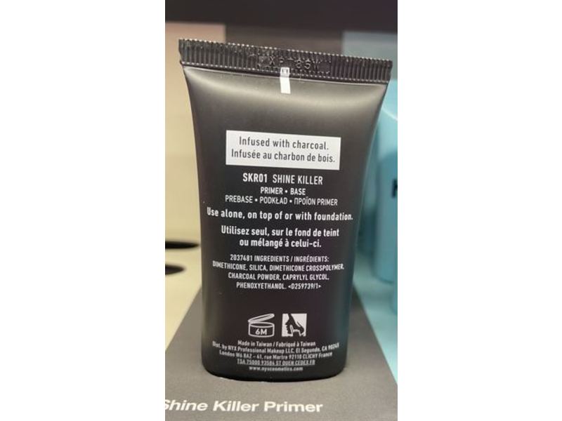 Nyx Professional Makeup Mattifying Primer, Shine Killer, 0.67 fl oz/20 mL