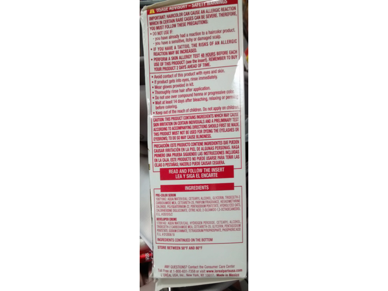 L'Oreal Paris Excellence Creme Triple Protection Permanent Color, 6 Light Brown, 1 Application