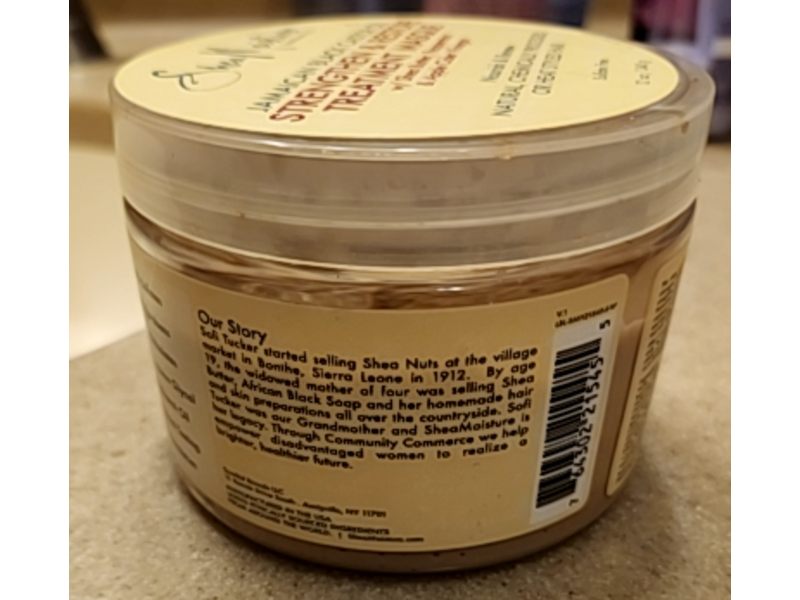 SheaMoisture Strengthen & Restore Treatment Masque, Jamaican Black Castor Oil, 12 oz/340 g, 2 Count