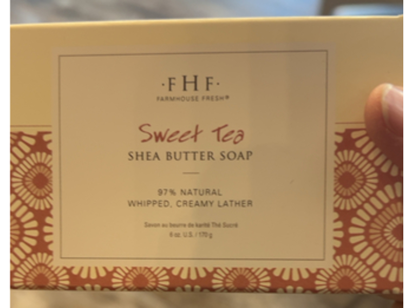 Farmhouse Fresh Shea Butter Soap, Sweet Tea, 6 oz/170 g