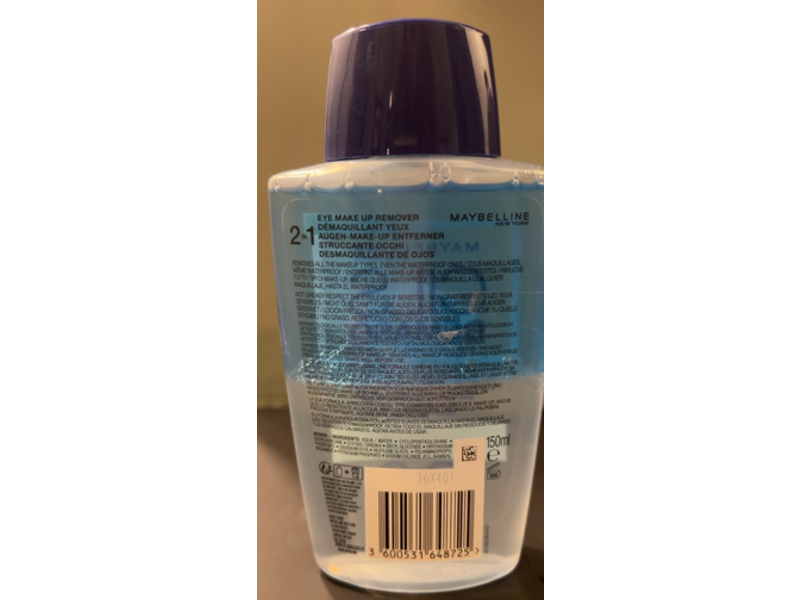 Maybelline Cils Demasq 2 In 1 Eye Make Up Remover, 150 mL