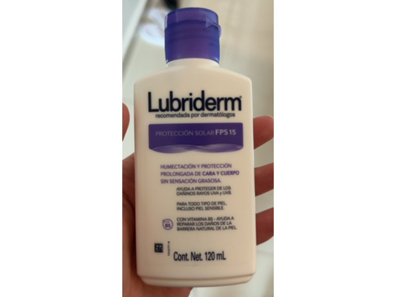 Lubriderm Body Cream Sunscreen , SPF 15, 120 mL