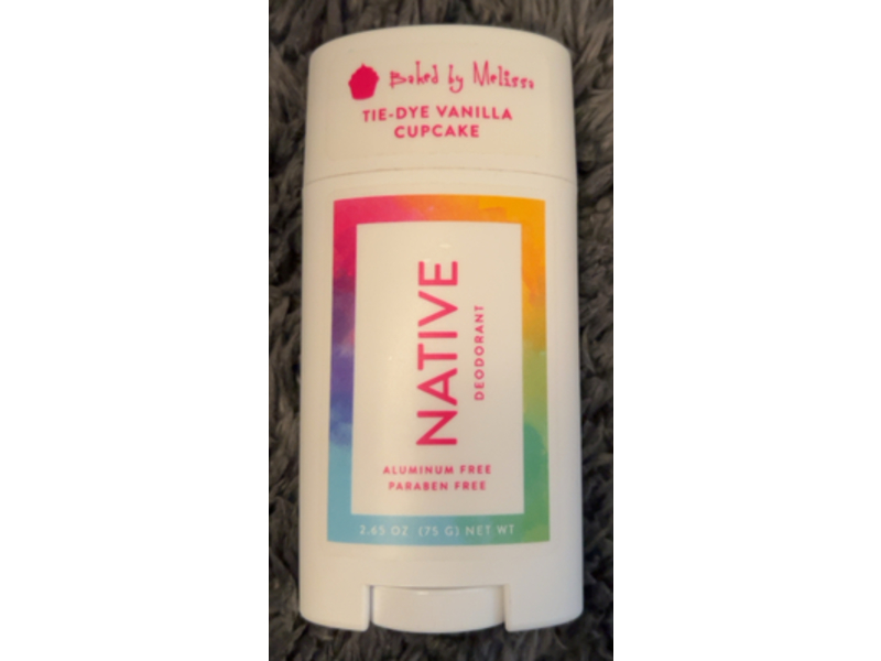 Native Deodorant, Tie-Dye Vanilla Cupcake, 2.65 oz/75 g