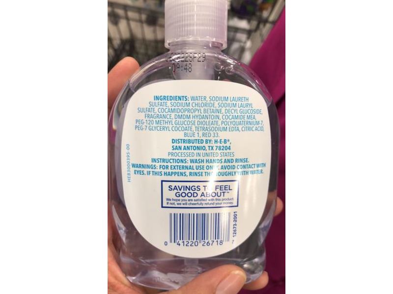 Hill Country Fare Hand Soap, Clear, 7.5 fl oz/221 mL