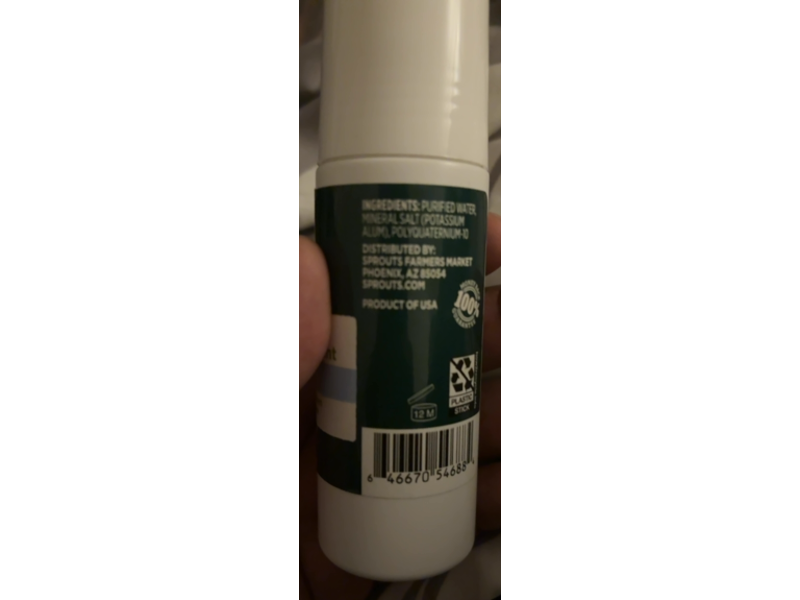 Real Root By Sprouts Mineral Salt Roll On Deodorant, 3 fl oz/90 mL