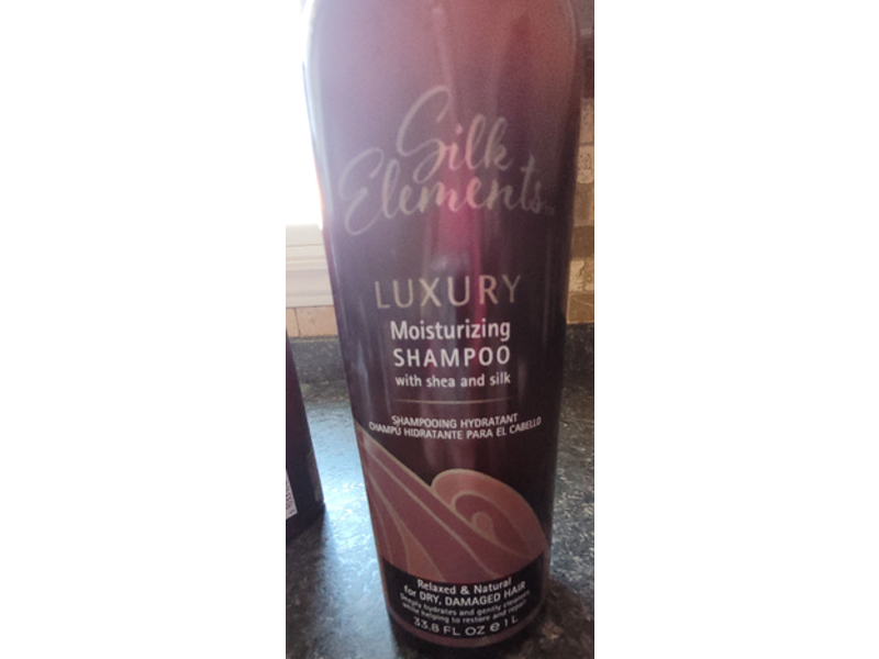Silk Elements Luxury Moisturizing Shampoo, Shea & Silk, 33.8 fl oz/1 L