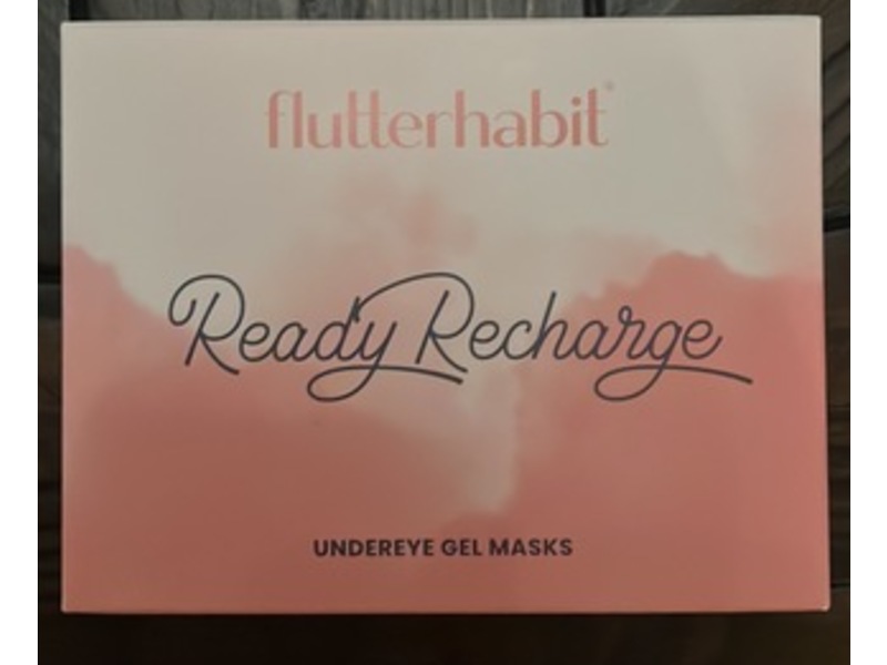 Flutterhabit Ready Recharge Under Eye Gel Masks, 6 Pairs