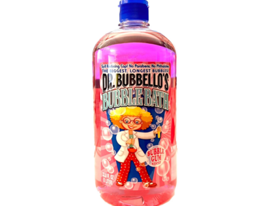 Dr Bubbello’s Bubble Bath, Bubble Gum Scented , 33.8 fl oz/1 L, Pack Of 2