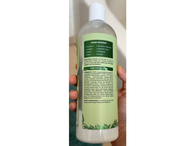 Maple Holistics Conditioner, Tea Tree, 16 fl oz/473 mL